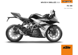 KTM RC 390 2020 Návod na obsluhu