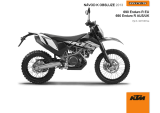 KTM 690 Enduro R 2013 Návod na obsluhu