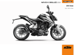 KTM 200 Duke 2020 Návod na obsluhu