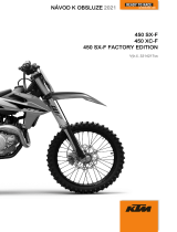 KTM 450 SX-F Factory Edition 2021 Návod na obsluhu