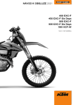 KTM 500 EXC-F Six Days 2021 Návod na obsluhu