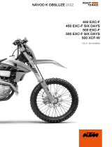 KTM 450 EXC-F Six Days 2022 Návod na obsluhu