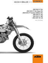 KTM 250 EXC-F Six Days 2015 Návod na obsluhu