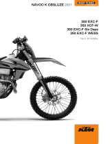 KTM 350 EXC-F Six Days 2021 Návod na obsluhu