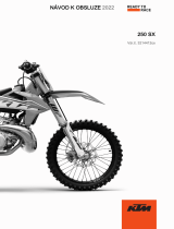 KTM 250 SX 2022 Návod na obsluhu