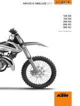 KTM 150 SX 2017 Návod na obsluhu