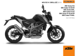 KTM 690 Duke 2013 Návod na obsluhu