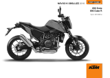 KTM 690 Duke 2016 Návod na obsluhu