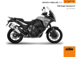 KTM 1290 SUPER ADVENTURE S 2018 Návod na obsluhu