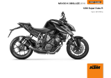 KTM 1290 SUPER DUKE R 2018 Návod na obsluhu