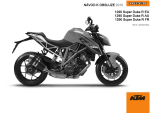 KTM 1290 Super Duke R 2015 Návod na obsluhu