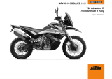 KTM 790 Adventure R Rally 2020 Návod na obsluhu