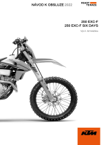 KTM 250 EXC-F Six Days 2022 Návod na obsluhu