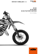 KTM 50 SX Factory Edition 2022 Návod na obsluhu