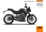 KTM 250 Duke 2015 Návod na obsluhu