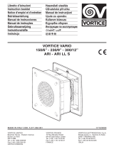 Vortice VARIO 150/6 ARI Návod na používanie