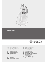Bosch MUZ5MM1 Operating Instructions Manual