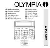 Olympia Olympia 2503 Návod na obsluhu