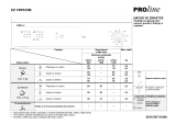 Proline PROLINE VDP610M Program Chart