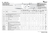 Whirlpool AWM 6122 Program Chart