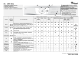 Whirlpool AWM 6122 Program Chart