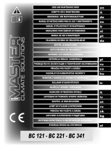 Master BC121 BC221 BC341 Návod na obsluhu