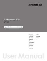 Avermedia ER130 Používateľská príručka