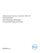 Dell S2722DGM Užívateľská príručka