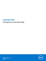 Dell Latitude 5521 Stručná príručka spustenia
