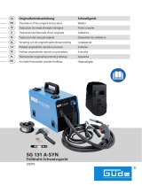 Güde Fülldraht-Schweißgerät SG 131 A-SYN Návod na obsluhu