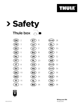Thule box X-Large Rack Mounted Cargo Box Používateľská príručka