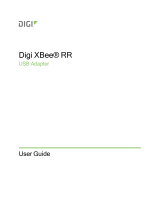 Digi XBee RR USB Adapter Užívateľská príručka