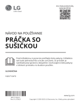 LG F4DV710H1E Užívateľská príručka