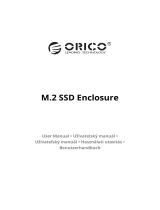ORICO M.2 SSD Enclosure Používateľská príručka