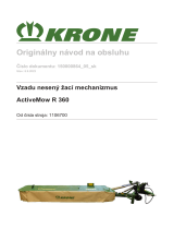 Krone BA ActiveMow R 360 Návod na používanie