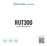 Teltonika RUT300 Ethernet Router Užívateľská príručka