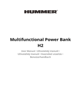 Hummer H2 Multifunctional Power Bank Používateľská príručka
