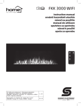 Somogyi Elektronic FKK 3000 WIFI Smart Wall Fireplace Používateľská príručka