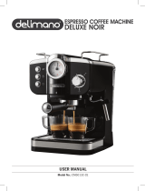 Delimano ESPRESSO COFFEE MACHINE DELUXE NOIR Návod na používanie