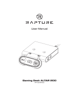 RAPTURE RPT-GDTAP200 ALTAR 200 Gaming Desk Používateľská príručka