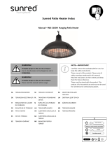 SunRed Hängeheizstrahler Indus II Bright Hanging Black 2100 Watt Návod na používanie