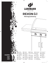 LANDMANN Gasgrill "Rexon PTS BR3.1", 120 cm Návod na používanie