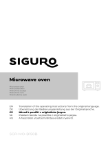 SIGURO SGR-MO-B150B Microwave Oven Používateľská príručka