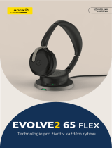 Jabra Evolve2 65 Flex - USB-C UC Stereo (Wireless Charging) Používateľská príručka