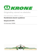 Krone BA EasyCut B 970 Návod na používanie