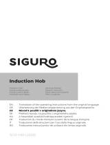 SIGURO SGR-HB-I250B Induction Hob Používateľská príručka