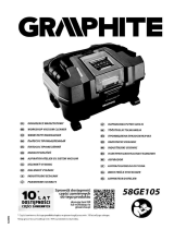 Graphite 58GE105 Taller Vacuum Cleaner Používateľská príručka