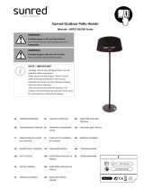 SunRed Standheizstrahler Artix Bright Standing 2100 Watt, verschiedene Farben Návod na používanie