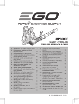 EGO LBP8000E 56 Volt Lithium Ion Cordless Backpack Blower Používateľská príručka