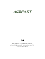 ACEFAST D1 15W Fast Wireless Charger Car Mount Holder Používateľská príručka